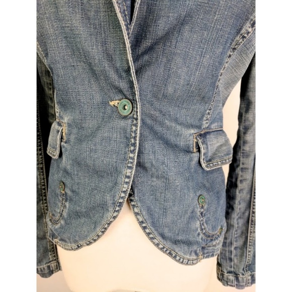 Vero Moda Jessica Denim Jacket Size 36 - Picture 2 of 8